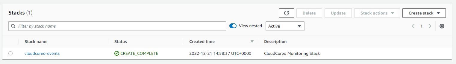 cloudcoreo-events CloudFormation Stack - CREATE_COMPLETE