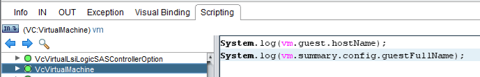 Scripting object script"